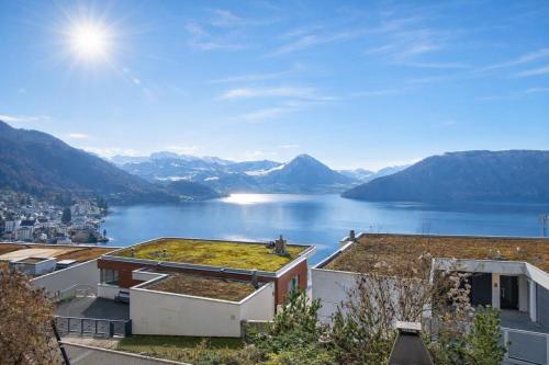 Kilátás, A&Y Vitznau La Dolce Vita House - Whirlpool & Panorama in Vitznau