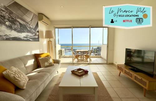 Le Marco Polo SCLS - Wifi, Climatisation, Vue Mer