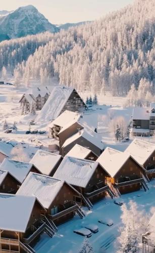 Triplex 6 personnes Chalet au pied des pistes in Reallon