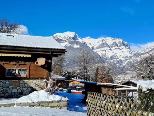 Apartment Chalet Haus - bei Einfahrt grosser Nussbaum by Interhome in Susten, Schweiz