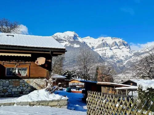 Apartment Chalet Haus - bei Einfahrt grosser Nussbaum by Interhome in Susten, Schweiz