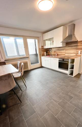 Konyha, Großzügige OG Ferienwohnung in Linkenheim frieden apartments (Großzugige OG Ferienwohnung in Linkenheim frieden apartments) in Eggenstein-Leopoldshafen