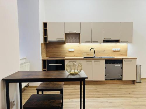 Konyha, Apartmány Palackého (Apartmany Palackeho) in Tábor