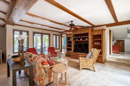 Plattegronden, Surfside Gecko - Large Oceanfront Villa with Pool Close to Village in Surfside