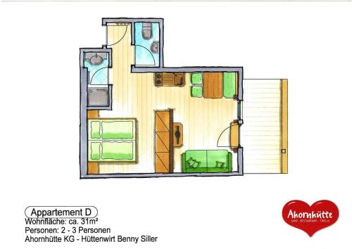 1 queen bed, 1 sofa bed