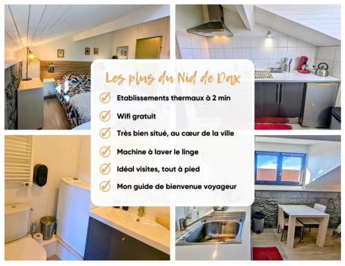 Nid de Dax hypercentre, thermes, tout à pied (Nid de Dax hypercentre, thermes, tout a pied) in 達克斯