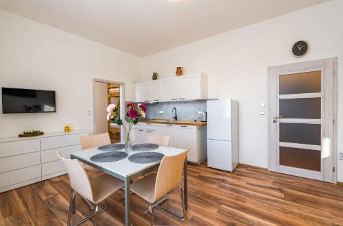 Konyha, JpBa Jiřetín pod Bukovou apartmány (JpBa Jiretin pod Bukovou apartmany) in Albrechtice V Jizerskych Horach