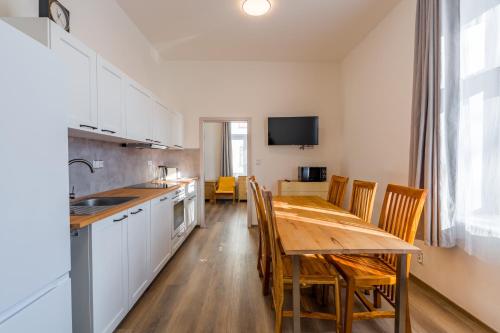 Konyha, JpBa Jiřetín pod Bukovou apartmány (JpBa Jiretin pod Bukovou apartmany) in Albrechtice V Jizerskych Horach
