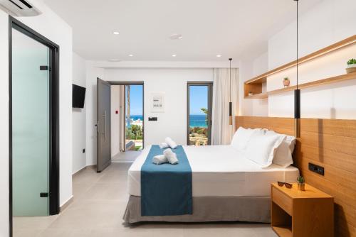 Chambre quadruple, vue sur la mer