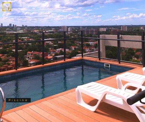 Departamento 1 dormitorio con piscina y parrilla