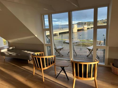 Exclusive apartment on the waterfront in Hadsund