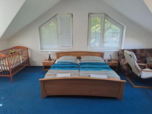 Holiday Home Wellness Villa Vranov 55 inside pool and sauna by Interhome in Poddubi