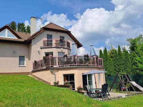 Holiday Home Wellness Villa Vranov 55 inside pool and sauna by Interhome in Poddubi