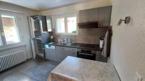 廚房, Villa panorama 1000 in 拉紹德封