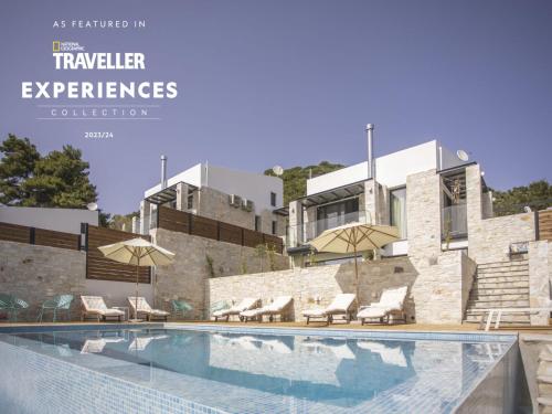 Holiday Home Villen mit privaten Pools und Meerblick Skiathos by Interhome – khách sạn tại Moni Evaggelistrias