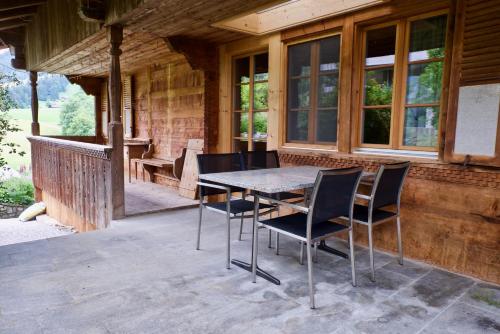 Balkons/terase, Chalet Ried Naturpark Diemtigtal in Diemtigen