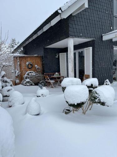 Erkély/terasz, Ferienhaus Rennsteiggruss in Lauscha