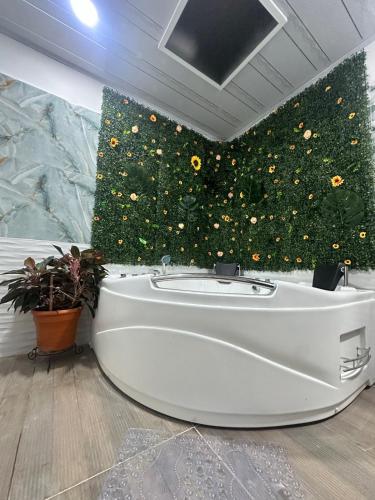 Cabana tipo glamping con jacuzzi y malla catamaran en finca la fortuna in Palicare
