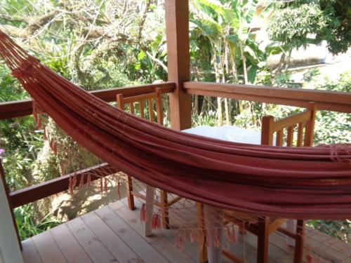 Erkély/terasz, CHALE da LU ILHABELA in Praia Grande