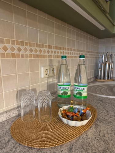 Ēdiens un dzērieni, Ferienwohnung Naturzeit in Niedertrebra