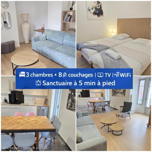 Le Charme du Sanctuaire 8 couchages 400m de la Grotte