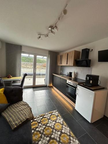 廚房, Ferienwohnung im Hasenwieschen in 凱塞爾塞施