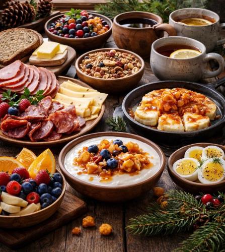 Food and beverages, Palas Experience Olkkajarvi Resort in Apukka