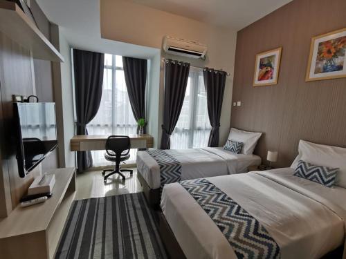 Tiba at jatinangor hotel (Dhika Serenity Jatinangor) in Sumedang