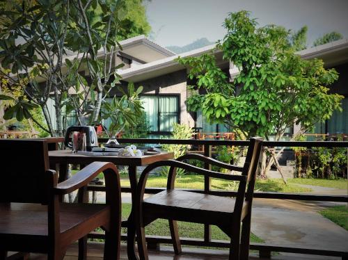 Balcony/terrace, Family House Zen Boutique Resort in Pai