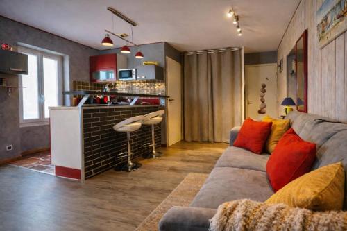 studio 2 personnes coeur de ville - proche plage