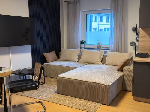 Messe Essen, Modernes Apartment mit Küche, Smart-TV und separatem Schlafzimmer, Self-Check-In, Essen