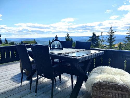Uitzicht, Exclusive family cabin in Hafjell ski-in-ski-out in Oyer