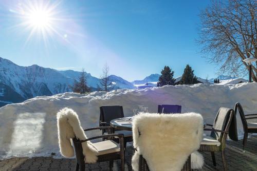 Étterem, Golfhotel Riederhof in Riederalp