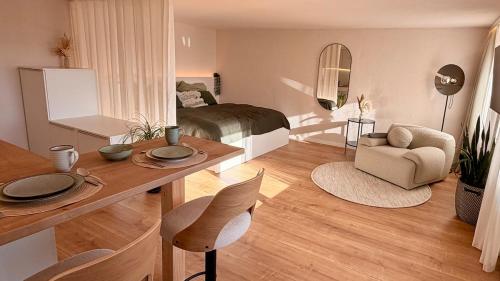 Panoramablick-Apartment mit Terrasse bei Bregenz in Wolfurt