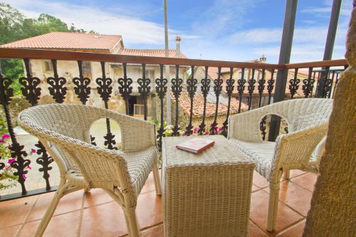 Erkély/terasz, Posada de Villacarriedo in VillaCarriedo
