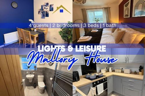 Calm 2BR Bungalow w Garden, Parking & Fast Wi-Fi gîte à louer Cheadle