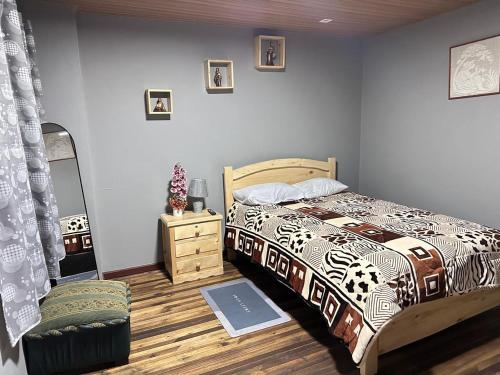 1 double bed