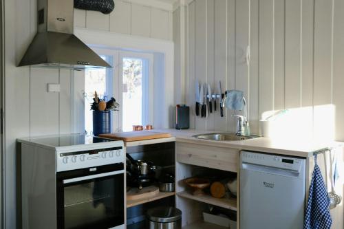 A szálláshely kívülről, Historic Hunting Lodge By Lake Øyangen in Honefoss