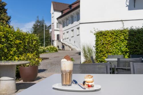Erkély/terasz, Seminar- und Businesshotel Schloss Hofen in Lochau Bei Bregenz