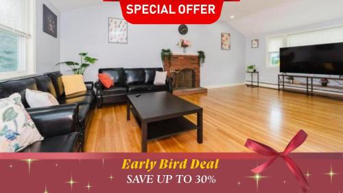 17 - 4BR Randolph - Cozy & Private Single House in 蘭多夫