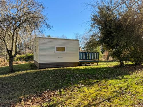 Entrance, Mobil-home Le Cerisier, 4 pers in Lapleau