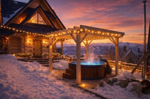 Villa Alexandra jacuzzi – khách sạn tại Koscielisko
