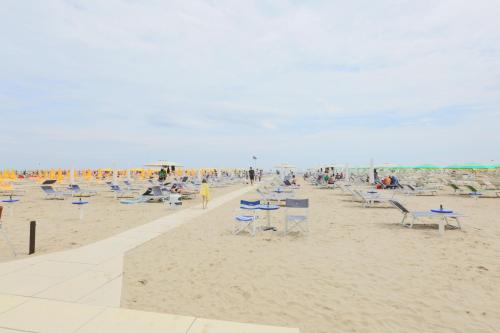 Beach, Hotel Europa in Rimini