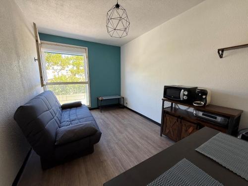 Studio 17 m2 avec piscine et parking - Gruissan