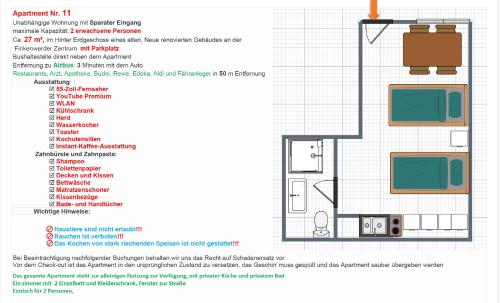 Finkenwerder Larisa's Nr11-Ganze Unterkunft-Mit Parkplatz in Finkenwerder