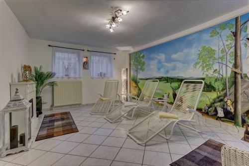 桑拿, Haus Jägerfleck, Ihre Ferienwohnungen am Nationalpark Bayerischer Wald (Haus Jagerfleck, Ihre Ferienwohnungen am Nationalpark Bayerischer Wald) in 施皮格勞