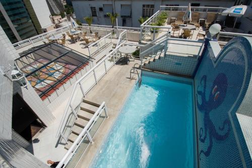 Swimming pool, Hotel OK near Hobby Sucos E Lanches