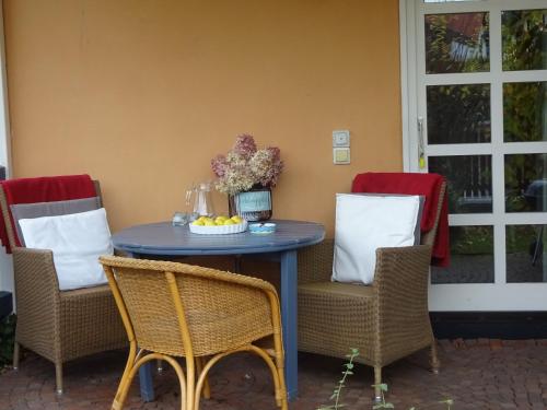 Balcony/terrace, Ferienwohnung Am Odenwaldlimes in Michelstadt