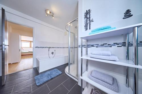 浴室, Apartment Wenger Leogang in 萊奧岡