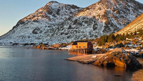 Kilátás, Solodden, Authentic rorbu in Lofoten in Sennesvik